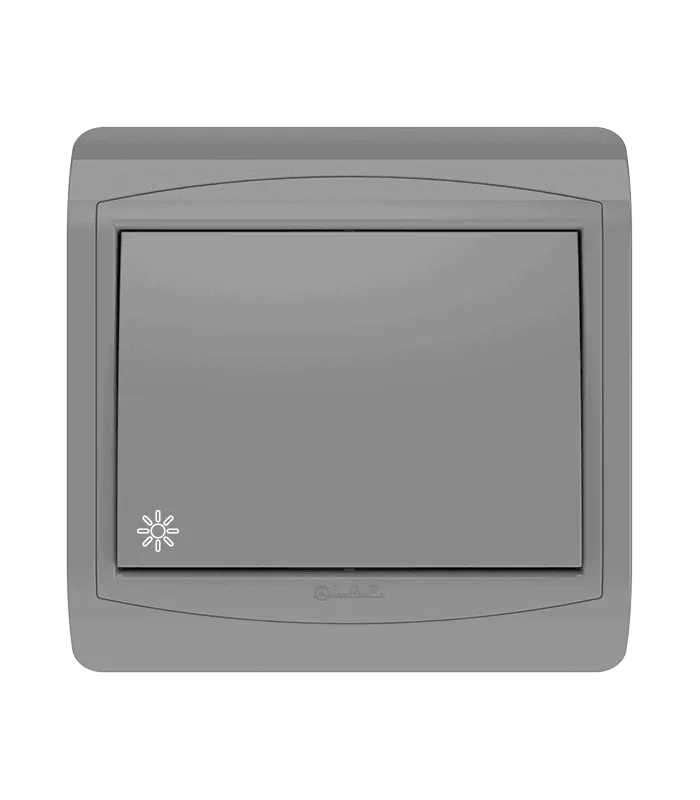 Poussoir à bascule non lumineux