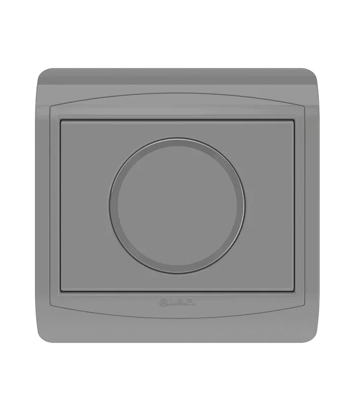 Poussoir rond non lumineux