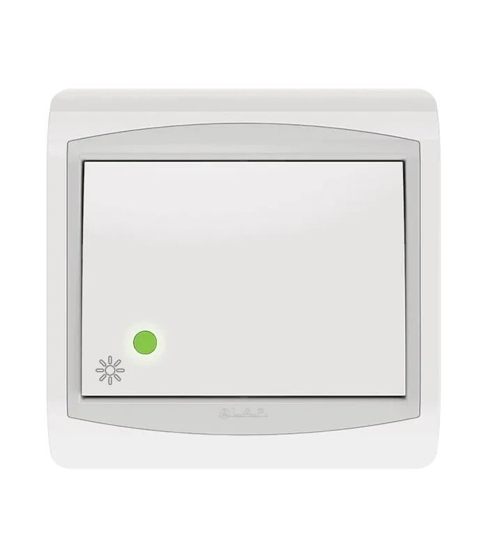 Poussoir à bascule lumineux LED