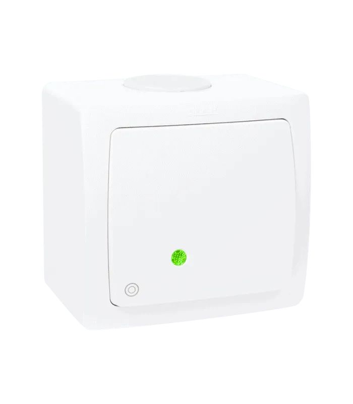 Poussoir à bascule lumineux LED