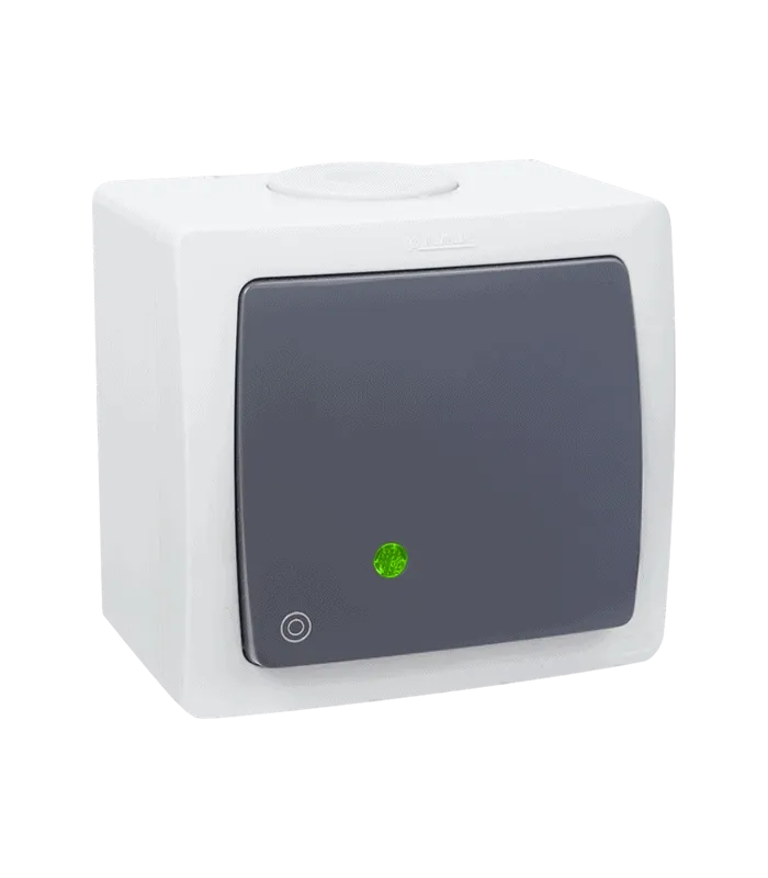 Poussoir à bascule lumineux LED