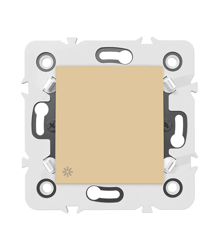 Poussoir à bascule non lumineux