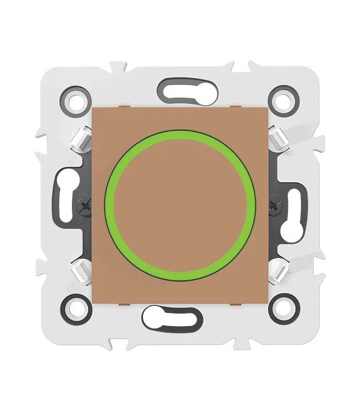 Poussoir rond lumineux LED