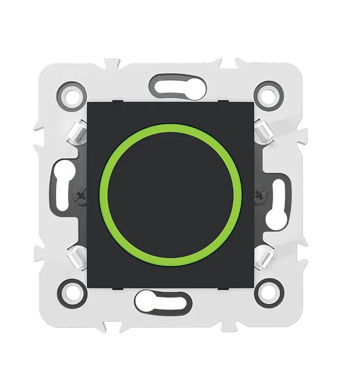 Poussoir rond lumineux LED