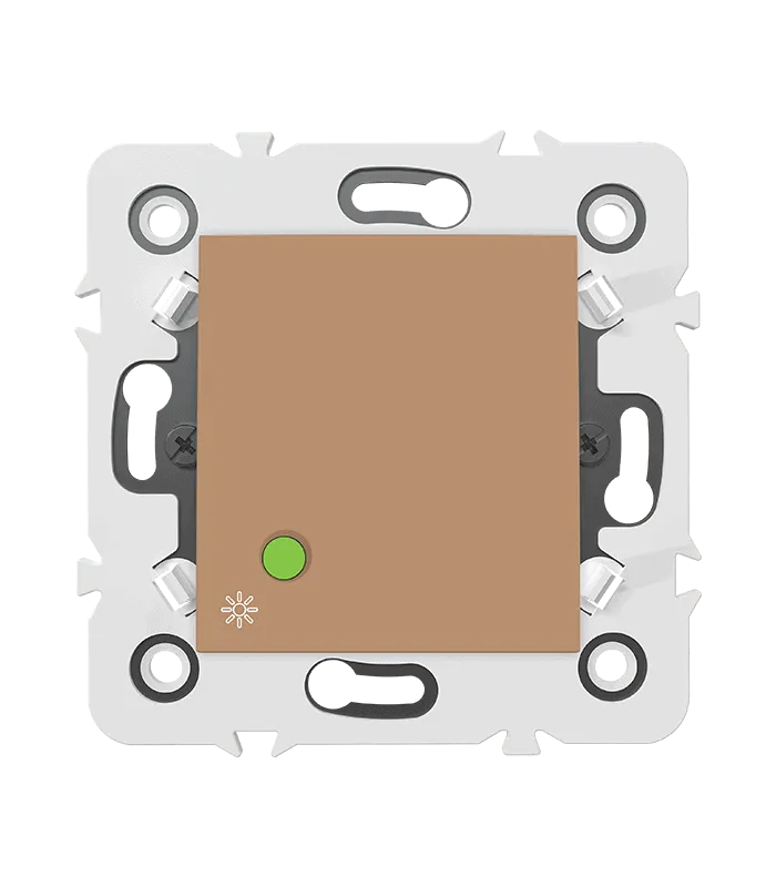 Poussoir à bascule lumineux LED