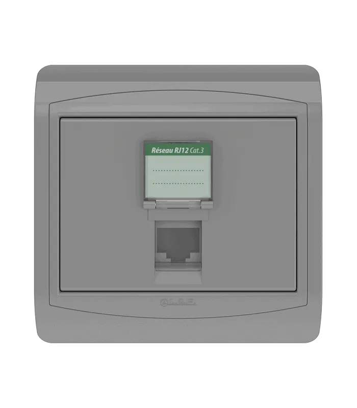 Prise RJ12 CAT.3 + obturateur