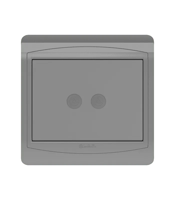 Sortie de fil double avec bouchon