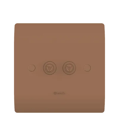 Sortie de fil double avec bouchon