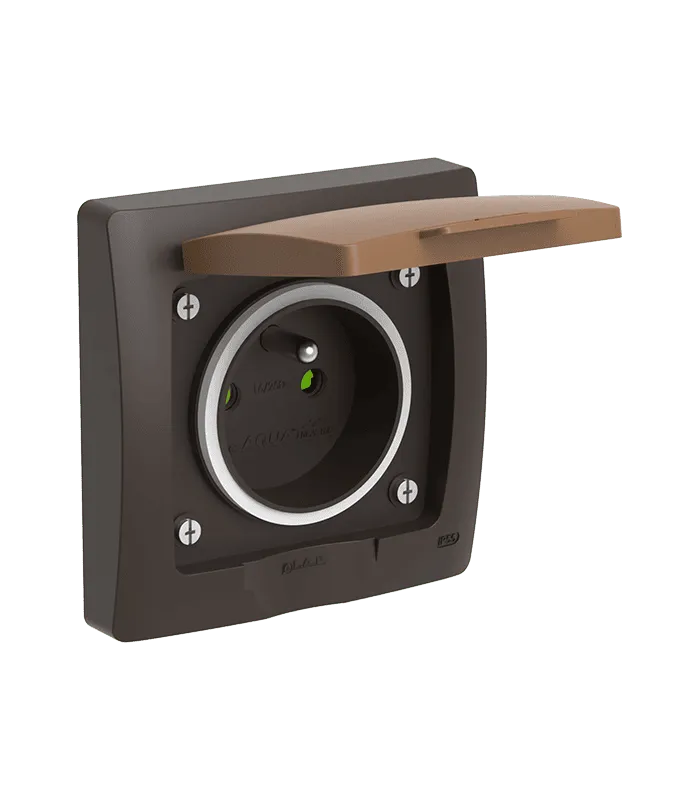 Prise de courant 2P + T