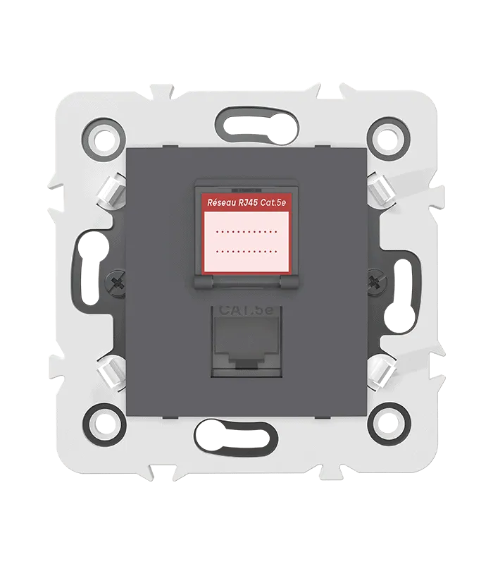 Prise RJ45 CAT.5e + obturateur