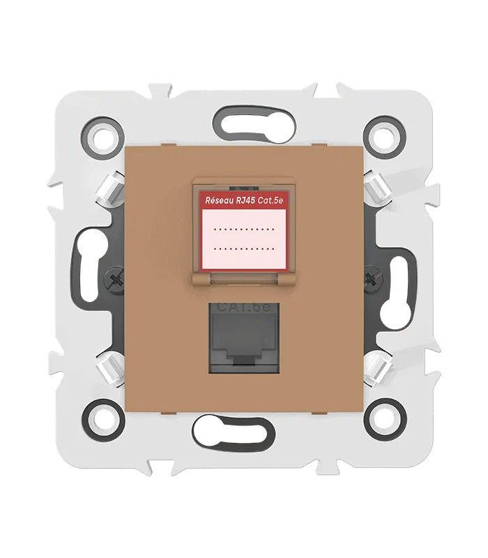 Prise RJ45 CAT.5e + obturateur