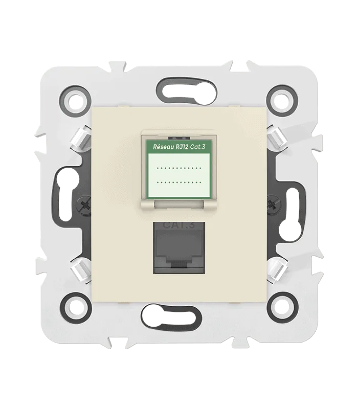 Prise RJ12 CAT.3 + obturateur