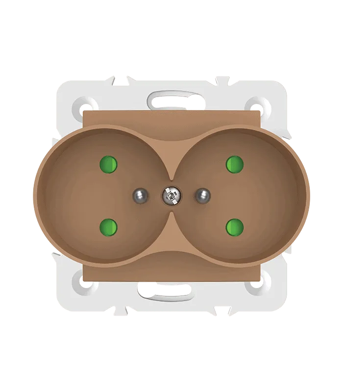Double Prise 2 P + TERRE
